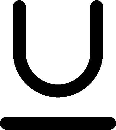 podkreslenie ikona podkreslenie